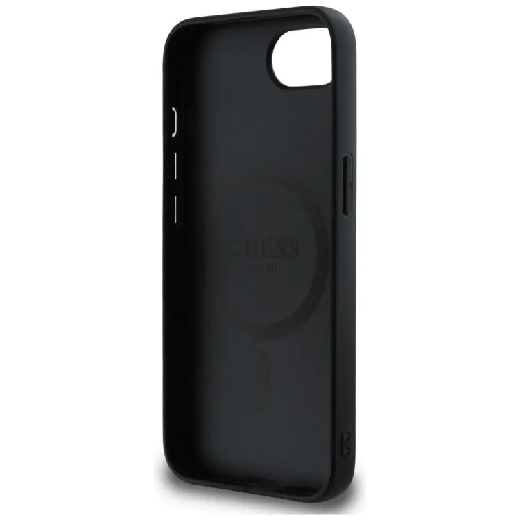 GUESS futerał do IPHONE 16e (SE 4 2025) kompatybilny z MagSafe GUHMPSE4P4SM4MK (PU 4G Small 4G and Classic) czarny