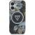 GUESS futerał do IPHONE 16 kompatybyliny z MagSafe GUHMP16SHFLPEDK (IML Metal Glitter Flowers Triangle) czarny