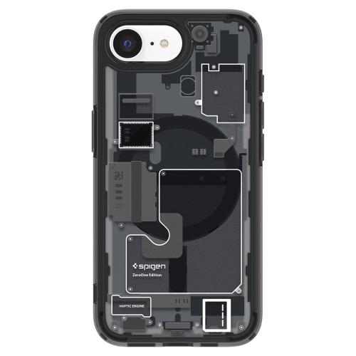 SPIGEN ULTRA HYBRID MAG MAGSAFE IPHONE 16E ZERO ONE BLACK