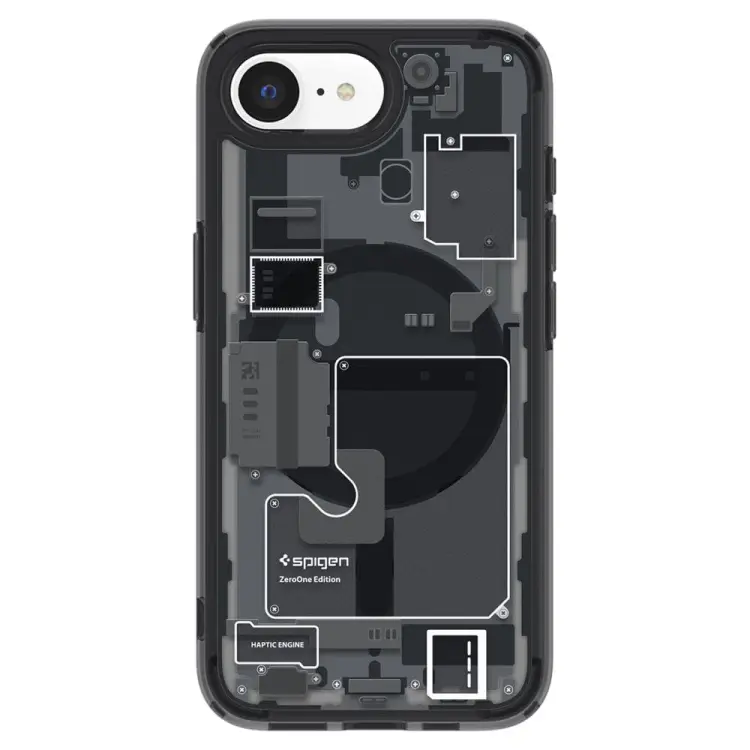 SPIGEN ULTRA HYBRID MAG MAGSAFE IPHONE 16E ZERO ONE BLACK