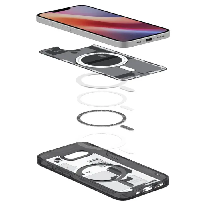 SPIGEN ULTRA HYBRID MAG MAGSAFE IPHONE 16E ZERO ONE BLACK