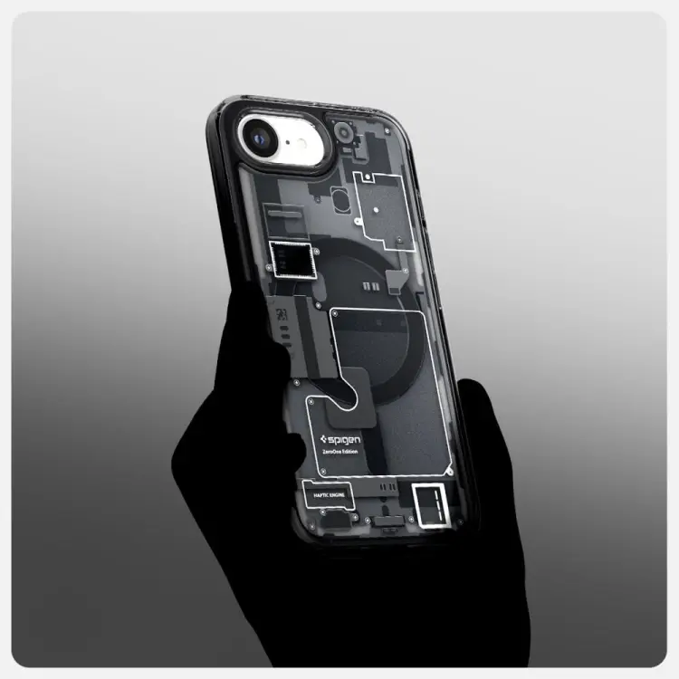 SPIGEN ULTRA HYBRID MAG MAGSAFE IPHONE 16E ZERO ONE BLACK