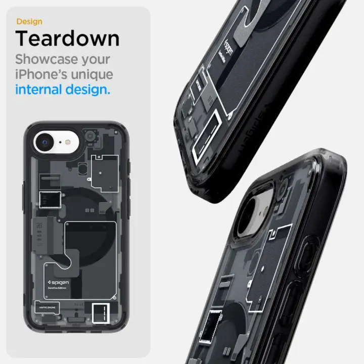 SPIGEN ULTRA HYBRID MAG MAGSAFE IPHONE 16E ZERO ONE BLACK