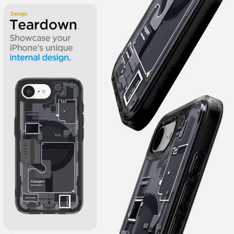 SPIGEN ULTRA HYBRID MAG MAGSAFE IPHONE 16E ZERO ONE BLACK