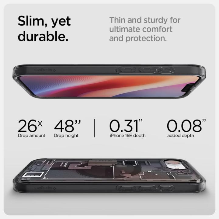 SPIGEN ULTRA HYBRID MAG MAGSAFE IPHONE 16E ZERO ONE BLACK