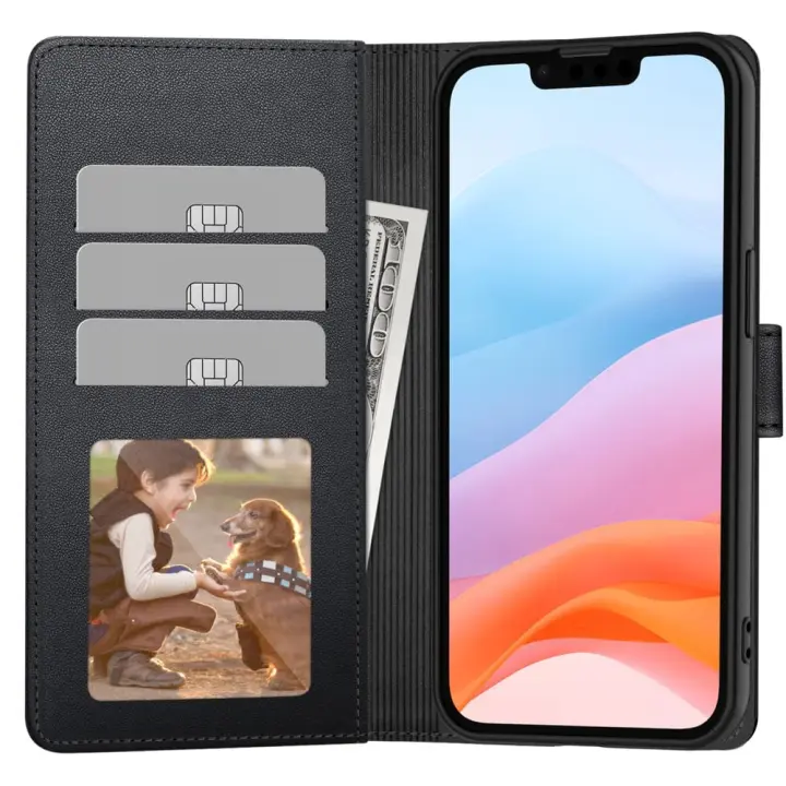 TECH-PROTECT WALLET IPHONE 16E MATTE BLACK