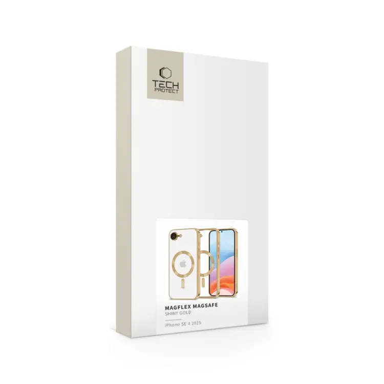 TECH-PROTECT MAGFLEX MAGSAFE IPHONE 16E SHINY GOLD
