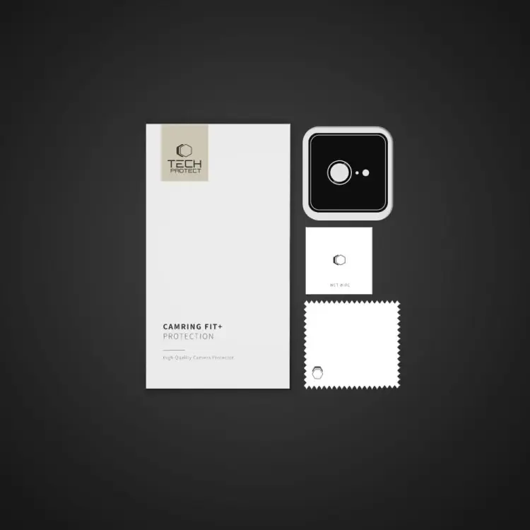 OSŁONA APARATU TECH-PROTECT CAMRING FIT+ IPHONE 16E CLEAR