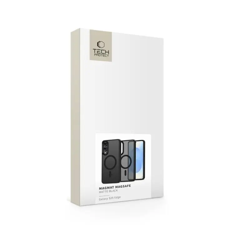 TECH-PROTECT MAGMAT MAGSAFE GALAXY S25 EDGE MATTE BLACK