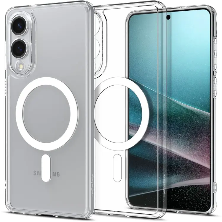 SPIGEN ULTRA HYBRID MAG MAGSAFE GALAXY S25 EDGE CLEAR/WHITE