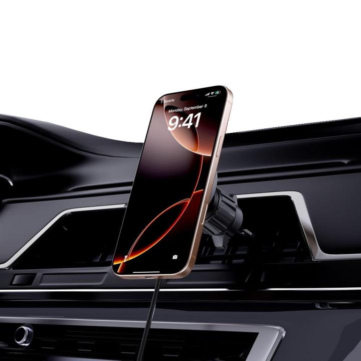 TECH-PROTECT MM15W-V7 QI2 MAGNETIC MAGSAFE DASHBOARD & VENT CAR MOUNT WIRELESS CHARGER 15W BLACK