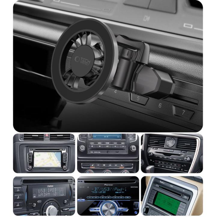 TECH-PROTECT N56 MAGNETIC MAGSAFE CD & VENT CAR MOUNT BLACK