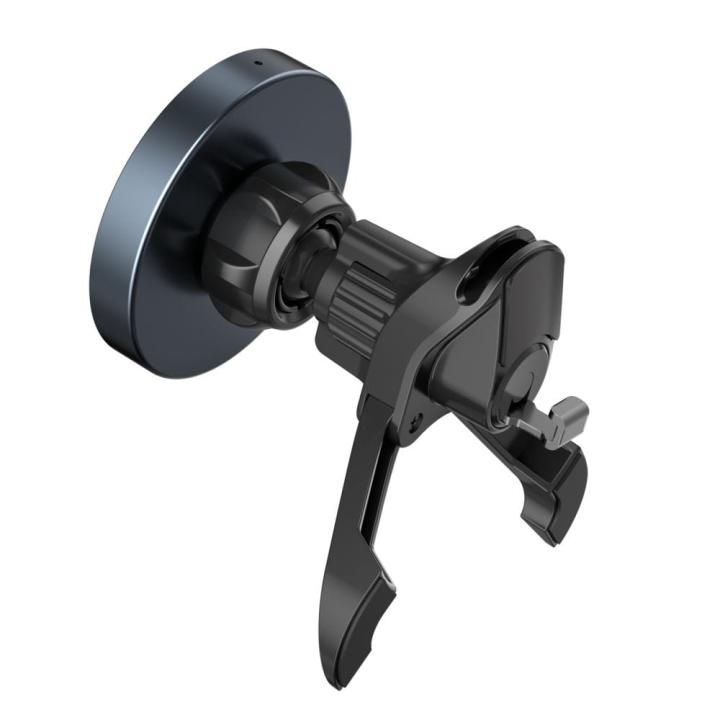 TECH-PROTECT MM15W-V5 MAGNETIC MAGSAFE STABLE VENT CAR MOUNT WIRELESS CHARGER 15W BLACK/BLACK