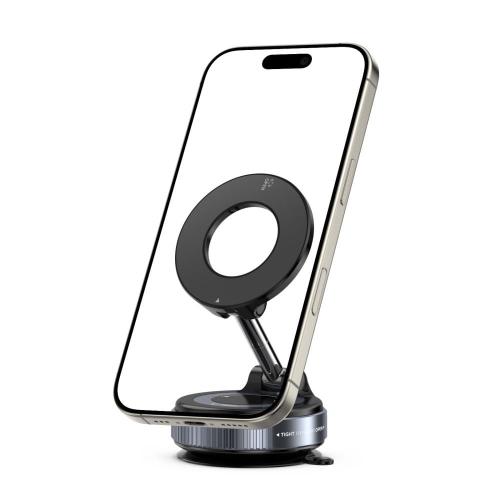 TECH-PROTECT N60 MAGNETIC MAGSAFE WINDSHIELD & DASHBOARD CAR MOUNT BLACK