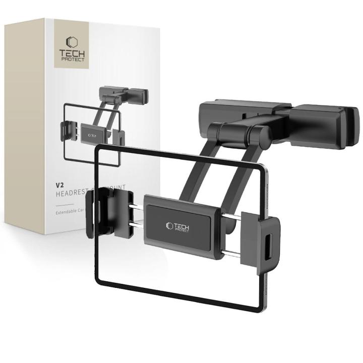 TECH-PROTECT V2 STRETCHABLE HEADREST CAR MOUNT FOR TABLET BLACK