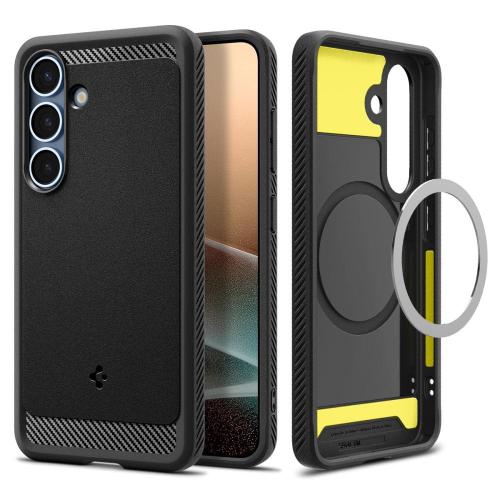 SPIGEN RUGGED ARMOR MAG MAGSAFE GALAXY S25 MATTE BLACK