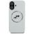 KARL LAGERFELD futerał do IPHONE 16 kompatybilny z MagSafe KLHMP16SSKCHTCE (Silicone KC Heads) beżowy