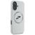 KARL LAGERFELD futerał do IPHONE 16 kompatybilny z MagSafe KLHMP16SSKCHTCE (Silicone KC Heads) beżowy