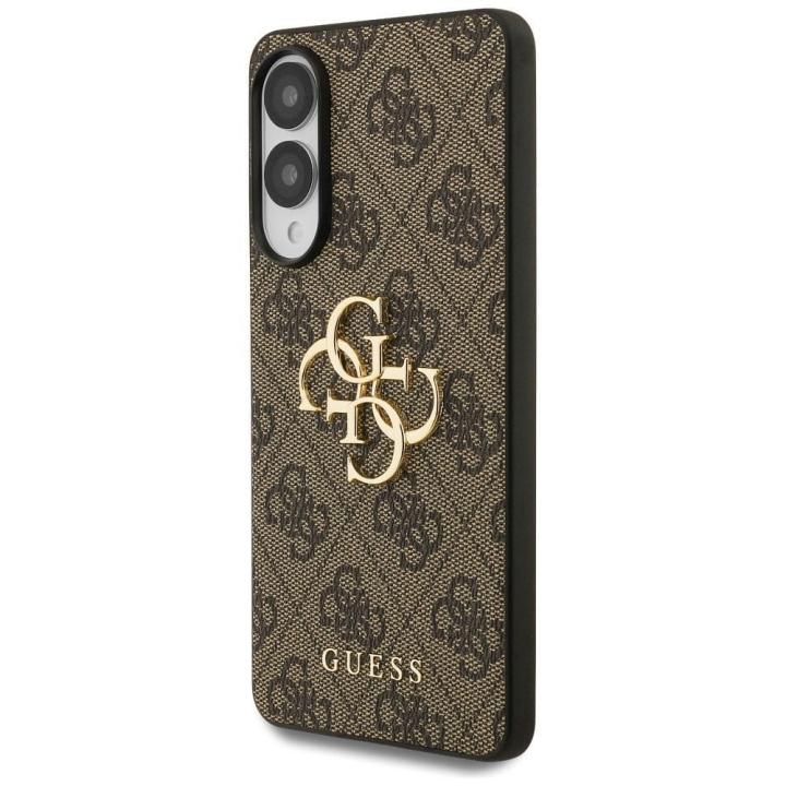 GUESS futerał do SAMSUNG S25 Edge GUHCS25E4GMGBR (4G PU Big Logo) brązowy