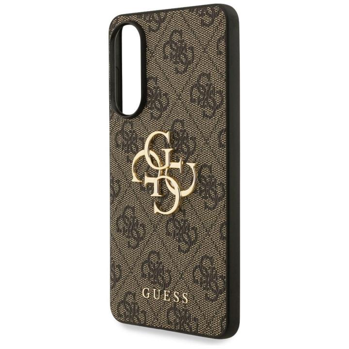 GUESS futerał do SAMSUNG S25 Edge GUHCS25E4GMGBR (4G PU Big Logo) brązowy