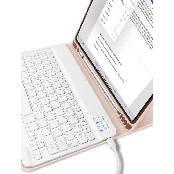 TECH-PROTECT SC PEN + KEYBOARD IPAD 10.9” 10 / 2022 / 11” 11 / 2025 PINK