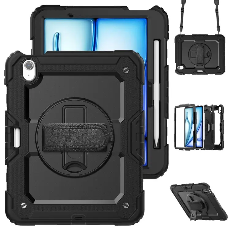 TECH-PROTECT SOLID360 IPAD AIR 11” 6 / 7 / 2024-2025 BLACK