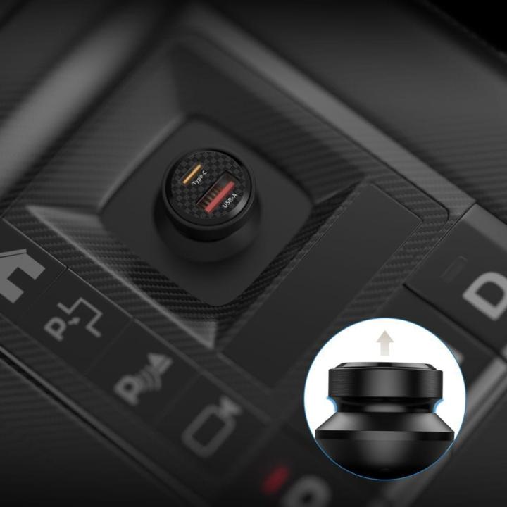 TECH-PROTECT CC45W 2-PORT CAR CHARGER PD 45W / QC3.0 BLACK