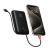 VEGER powerbank 20000 mAh z wbudowanymi kablami Typ C / Lightning PD QC3.0 35W K2 (W2068) czarny