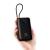 VEGER powerbank 20000 mAh z wbudowanymi kablami Typ C / Lightning PD QC3.0 35W K2 (W2068) czarny
