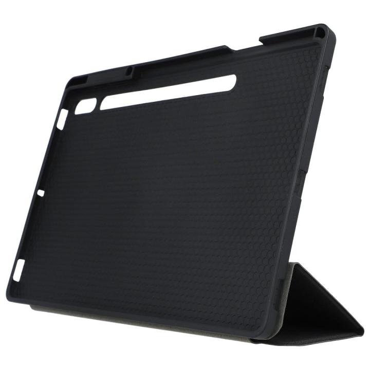 DUX DUCIS etui DOMO składane z miejscem na rysik do SAMSUNG Tab S8 Plus (X800/X806)/S7FE(T730/T736B)/S7 Plus (T970/T976B) czarne