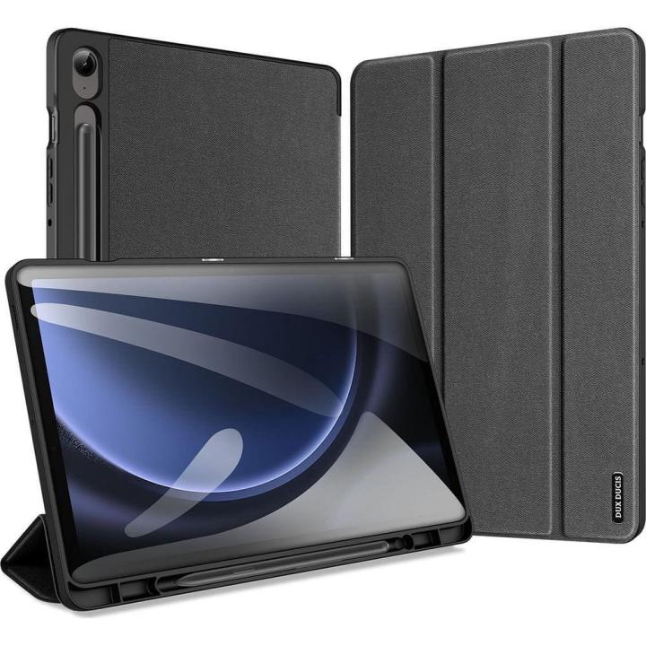 DUX DUCIS etui DOMO składane z miejscem na rysik do SAMSUNG Tab S9 FE/S10 FE czarne