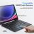 DUX DUCIS etui DK składane z klawiaturą bezprzewodową do SAMSUNG Tab S9/S9FE/S10FE czarne