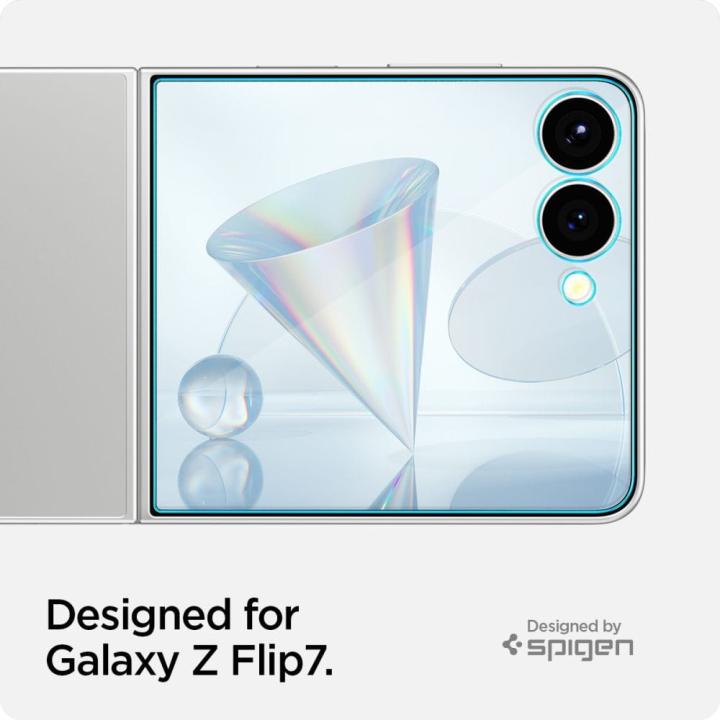 SZKŁO HARTOWANE SPIGEN GLAS.TR ”EZ FIT” HD GALAXY Z FLIP 7 CLEAR