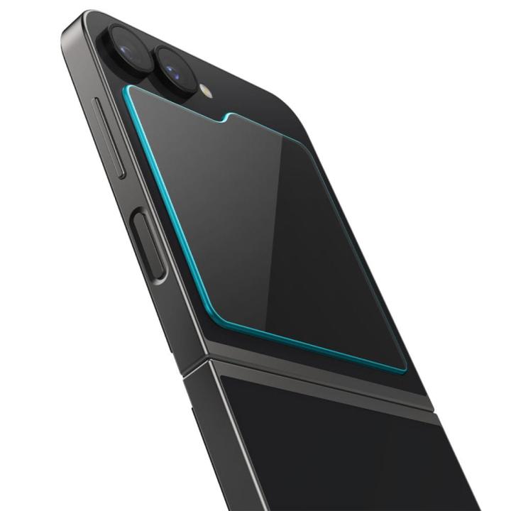 SZKŁO HARTOWANE SPIGEN GLAS.TR ”EZ FIT” 2-PACK GALAXY Z FLIP 6 / 7 FE CLEAR