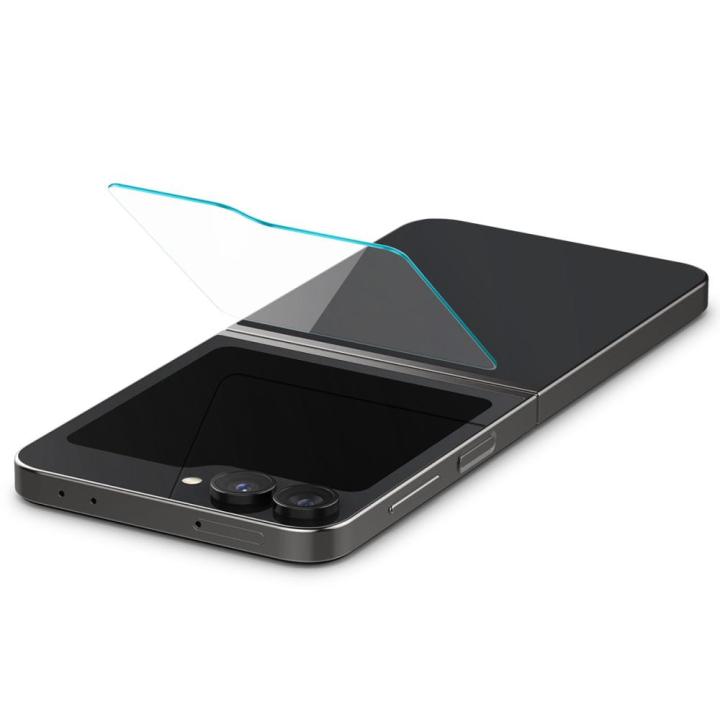 SZKŁO HARTOWANE SPIGEN GLAS.TR ”EZ FIT” 2-PACK GALAXY Z FLIP 6 / 7 FE CLEAR