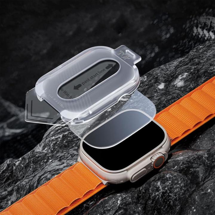 SZKŁO HARTOWANE TECH-PROTECT EASY SET+ 2-PACK APPLE WATCH ULTRA 1 / 2 (49 MM) CLEAR