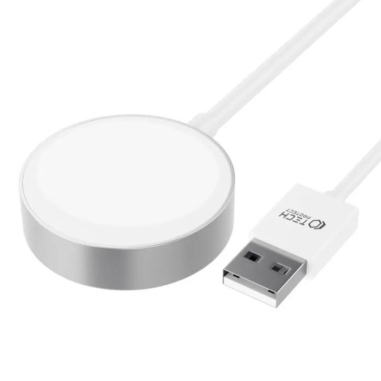 TECH-PROTECT ULTRABOOST MAGNETIC CHARGING CABLE 120CM APPLE WATCH WHITE