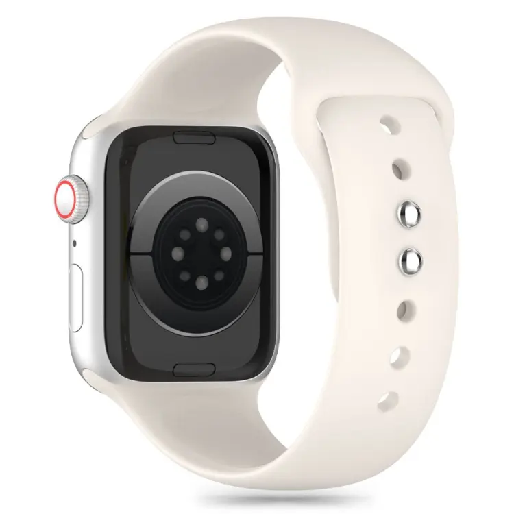 TECH-PROTECT SILICONE APPLE WATCH 6 / 7 / 8 / 9 / 10 / SE (40 / 41 / 42 MM) STARLIGHT