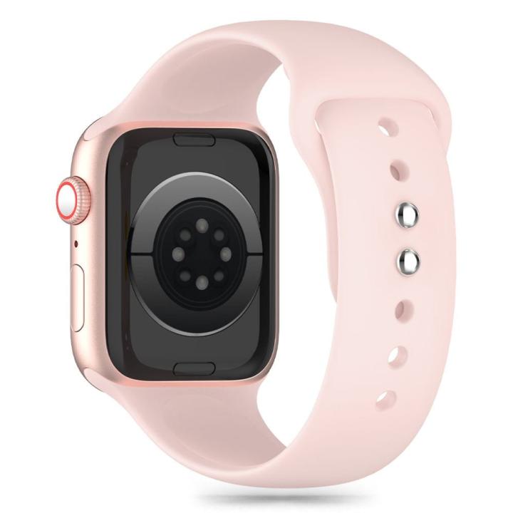 TECH-PROTECT SILICONE APPLE WATCH 6 / 7 / 8 / 9 / 10 / SE (40 / 41 / 42 MM) LIGHT PINK