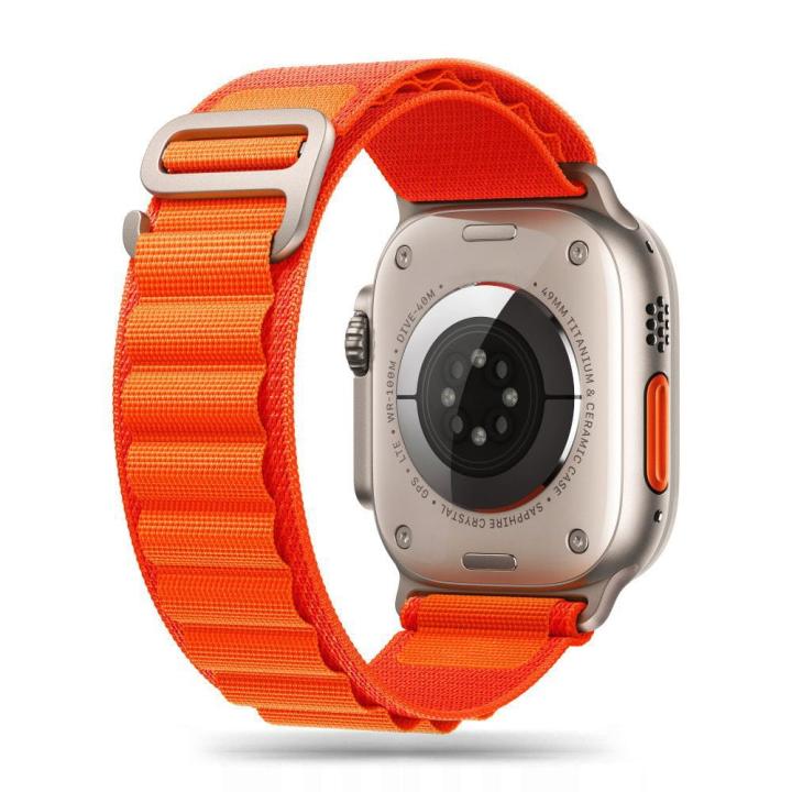 TECH-PROTECT NYLON PRO APPLE WATCH 6 / 7 / 8 / 9 / 10 / SE / ULTRA 1 / 2 (44 / 45 / 46 / 49 MM) ORANGE