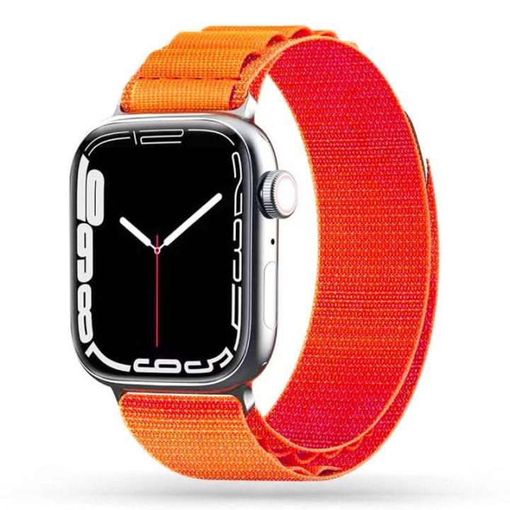 TECH-PROTECT NYLON PRO APPLE WATCH 6 / 7 / 8 / 9 / 10 / SE / ULTRA 1 / 2 (44 / 45 / 46 / 49 MM) ORANGE