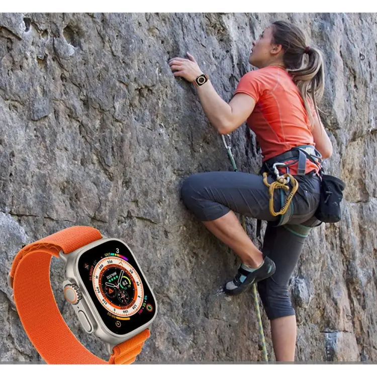 TECH-PROTECT NYLON PRO APPLE WATCH 6 / 7 / 8 / 9 / 10 / SE / ULTRA 1 / 2 (44 / 45 / 46 / 49 MM) ORANGE