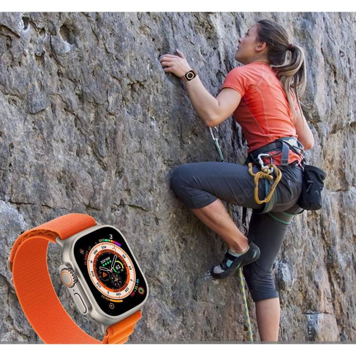 TECH-PROTECT NYLON PRO APPLE WATCH 6 / 7 / 8 / 9 / 10 / SE / ULTRA 1 / 2 (44 / 45 / 46 / 49 MM) MILITARY GREEN