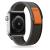 TECH-PROTECT NYLON APPLE WATCH 4 / 5 / 6 / 7 / 8 / 9 / SE / ULTRA 1 / 2 (42 / 44 / 45 / 49 MM) BLACK/ORANGE