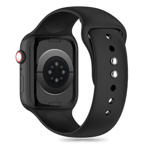 TECH-PROTECT SILICONE APPLE WATCH 6 / 7 / 8 / 9 / 10 / SE / ULTRA 1 / 2 (44 / 45 / 46 / 49 MM) BLACK