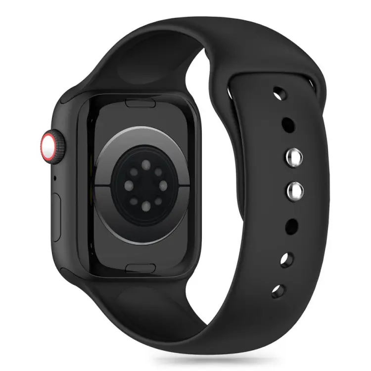 TECH-PROTECT SILICONE APPLE WATCH 6 / 7 / 8 / 9 / 10 / SE / ULTRA 1 / 2 (44 / 45 / 46 / 49 MM) BLACK
