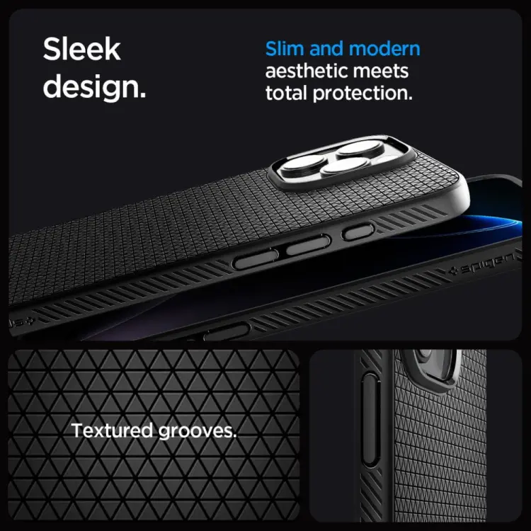 SPIGEN LIQUID AIR ”T” MAG MAGSAFE IPHONE 16 PRO MAX MATTE BLACK