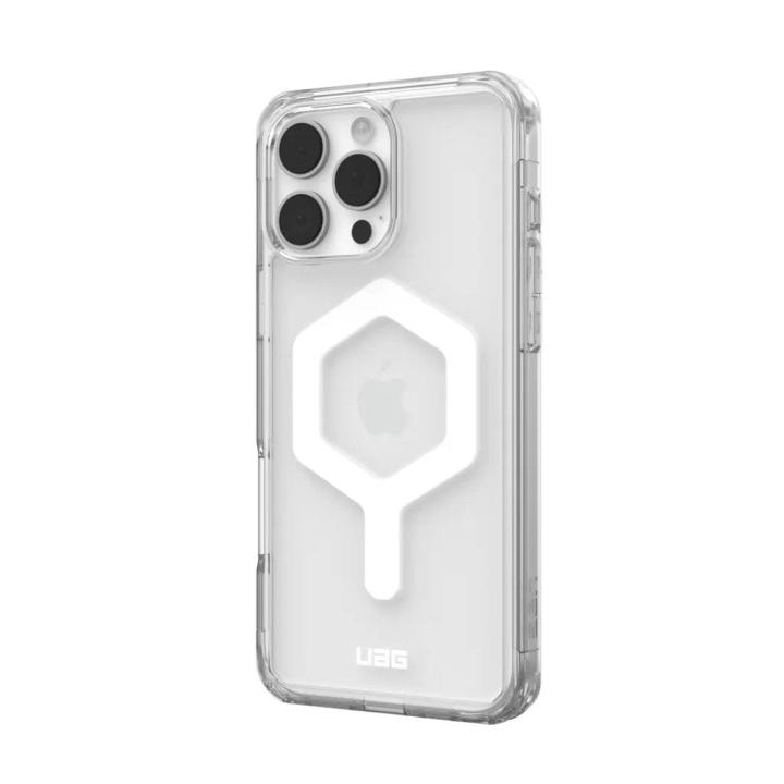 UAG Urban Armor Gear futerał PLYO kompatybilny z MagSafe oraz Magnetic Ring Stand do IPHONE 16 Pro Max ice-white / titanium