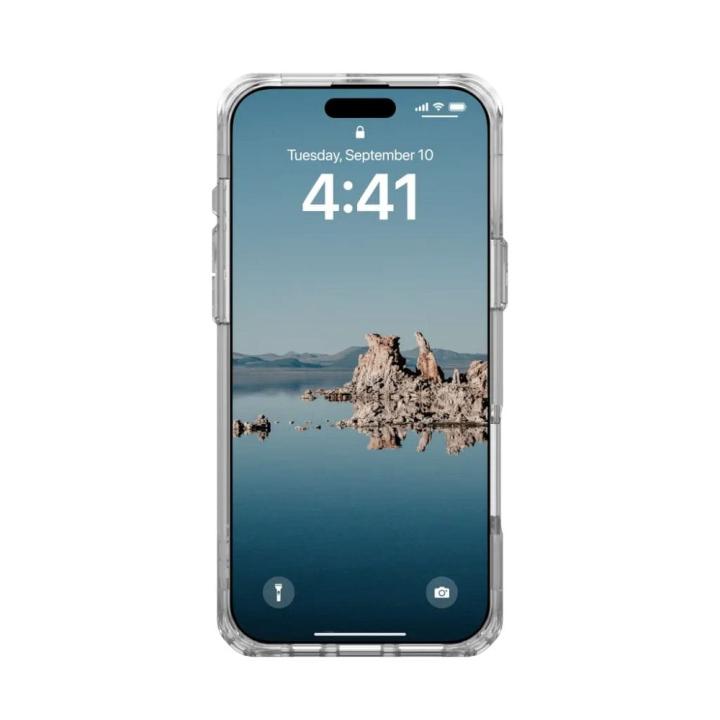 UAG Urban Armor Gear futerał PLYO kompatybilny z MagSafe oraz Magnetic Ring Stand do IPHONE 16 Pro Max ice-white / titanium