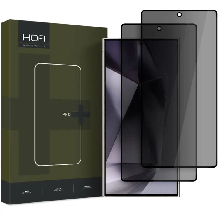 SZKŁO PRYWATYZUJĄCE HOFI ANTI SPY GLASS PRO+ 2-PACK GALAXY S25 ULTRA PRIVACY